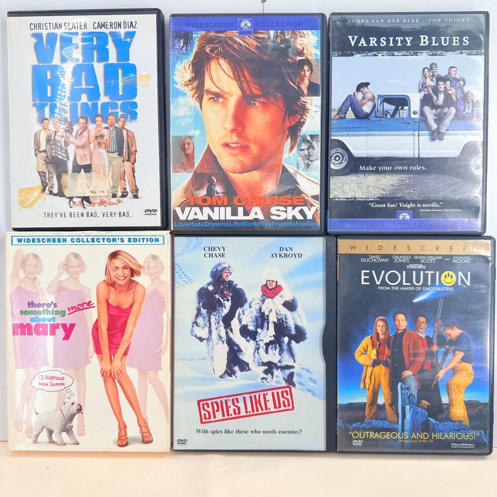 There’s Something About Mary Vanilla Sky DVD Lot of 6